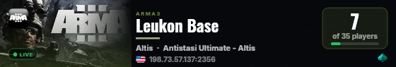 Leukon Base live status badge