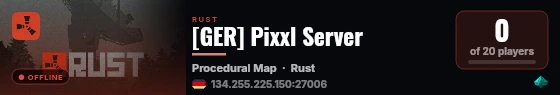 [GER] Pixxl Server live status badge