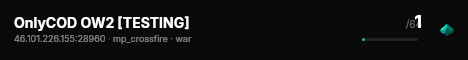 OnlyCOD OW2 [TESTING] live status badge