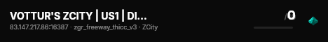 VOTTUR'S ZCITY | US1 | DISCORD.GG/VOTTURZCITY live status badge