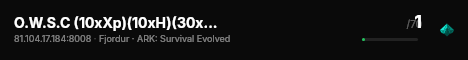 O.W.S.C (10xXp)(10xH)(30xT) Fjordur - (v361.7) live status badge