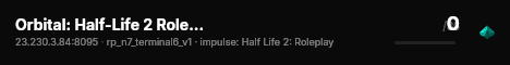 Orbital: Half-Life 2 Roleplay | Release Update! live status badge