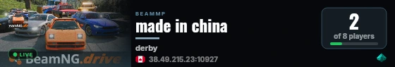 made in china live status badge