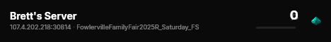 Brett's Server live status badge