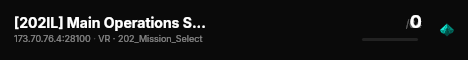 [202IL] Main Operations Server live status badge