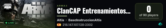 ClanCAP Entrenamientos/Instrucciones live status badge