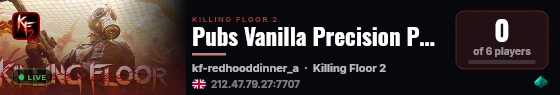 Pubs Vanilla Precision Perk Only | Level 25 Max live status badge