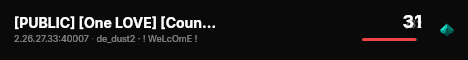 [PUBLIC] [One LOVE] [Counter-Strike 1.6] live status badge