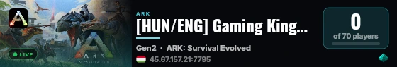 [HUN/ENG] Gaming Kingdom PVE - Genesis Part 2 - (v361.7) live status badge
