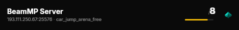 BeamMP Server live status badge
