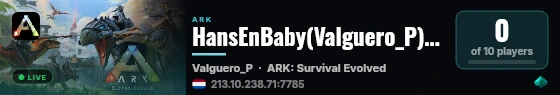 HansEnBaby(Valguero_P) - (v361.7) live status badge
