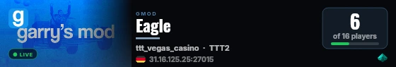 Eagle live status badge