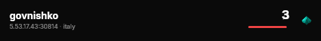 govnishko live status badge