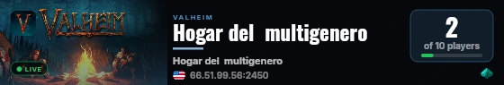 Hogar del  multigenero live status badge