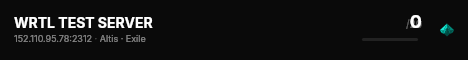 WRTL TEST SERVER live status badge