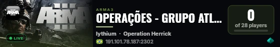 OPERAÇÕES - GRUPO ATLAS - 87a Unidade de Simulação | Junte- live status badge