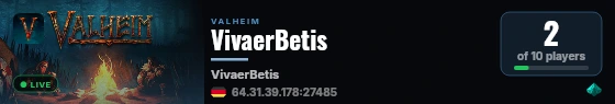 VivaerBetis live status badge