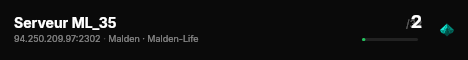 Serveur ML_35 live status badge
