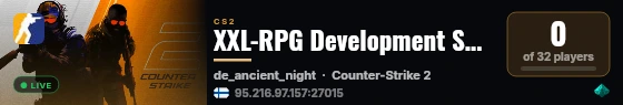 XXL-RPG Development Server | www.fse-esport.de live status badge