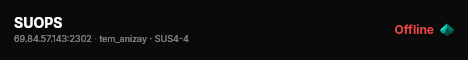SUOPS live status badge