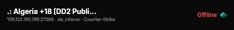 .: Algeria +18 [DD2 Public] CSDM :. live status badge