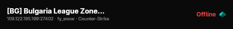 [BG] Bulgaria League Zone .:BOMB:. live status badge