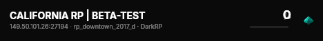 CALIFORNIA RP | BETA-TEST live status badge