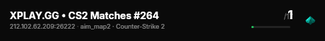 XPLAY.GG • CS2 Matches #264 live status badge