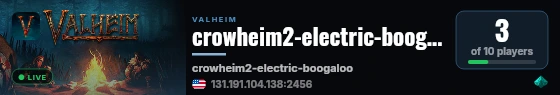 crowheim2-electric-boogaloo live status badge