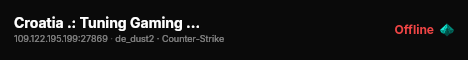 Croatia .: Tuning Gaming Zone :. (ARENA) live status badge