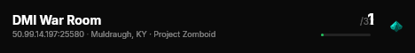DMI War Room live status badge