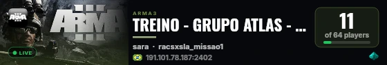 TREINO - GRUPO ATLAS - 87a Unidade de Simulação | Junte-se at live status badge