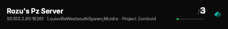 Rozu's Pz Server live status badge