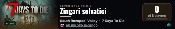 Zingari selvatici live status badge