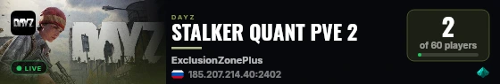 STALKER QUANT PVE 2 live status badge