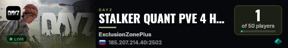 STALKER QUANT PVE 4 Hard live status badge
