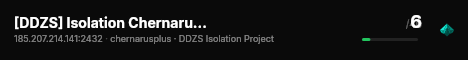 [DDZS] Isolation Chernarus PVE 2 live status badge
