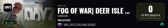 FOG OF WAR| DEER ISLE 6.1 [RU] | PVP | WIPE 18.08 live status badge