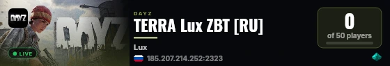 TERRA Lux ZBT [RU] live status badge