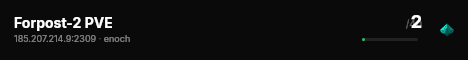 Forpost-2 PVE live status badge