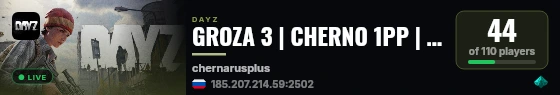 GROZA 3 | CHERNO 1PP | VANILLA++ | RU | PVP live status badge