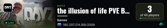the illusion of life PVE BOTS #1 live status badge