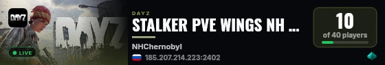 STALKER PVE WINGS NH Cars+ 2 live status badge