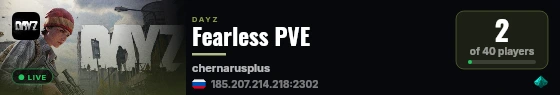 Fearless PVE live status badge