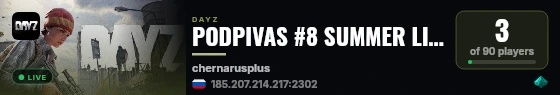 PODPIVAS #8 SUMMER LITE live status badge