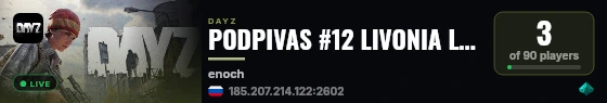 PODPIVAS #12 LIVONIA LITE 4 MAX live status badge