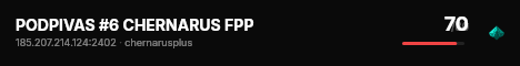 PODPIVAS #6 CHERNARUS FPP live status badge