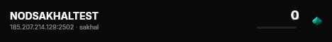 NODSAKHALTEST live status badge
