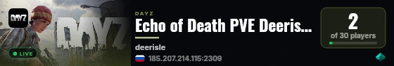 Echo of Death PVE Deerisle live status badge