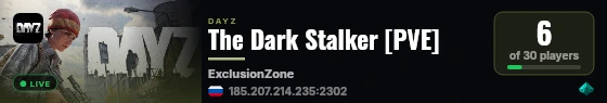 The Dark Stalker [PVE] live status badge